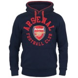 FC Arsenal hanorac de bărbați cu glugă graphic navy - S