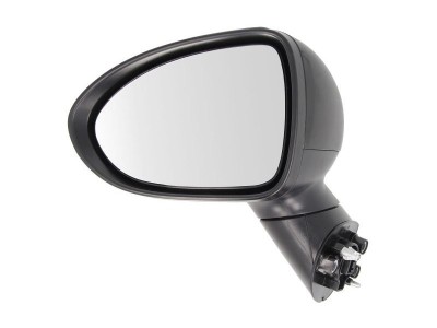 Oglinda exterioara Kia Rio (Ub), 09.2011-12.2016, Stanga, reglare electrica; grunduit; incalzita; geam convex; cromat; 5 pini, View Max foto
