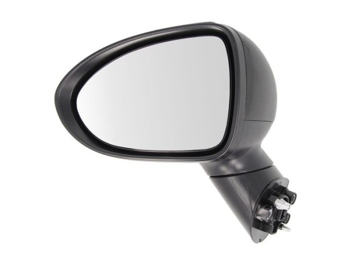 Oglinda exterioara Kia Rio (Ub), 09.2011-12.2016, Stanga, reglare electrica; grunduit; incalzita; geam convex; cromat; 5 pini, View Max