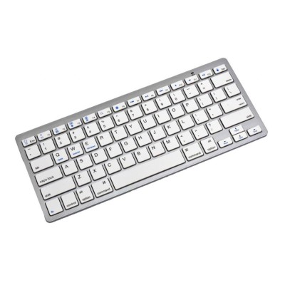 Tastatura slim, argintiu, Bluetooth, WB-8022, 196916 foto