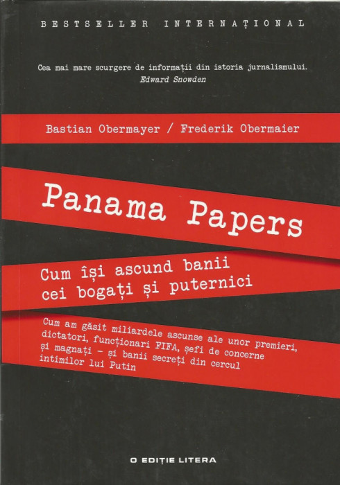 Panama Papers. Cum isi ascund banii cei bogati si puternici - Bastian Obermayer, Frederik Obermayer