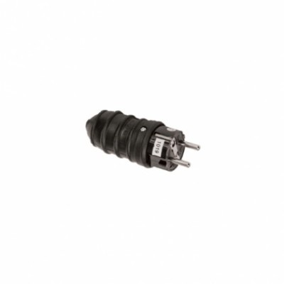 Stecher D.3158,, cu CP, 230V 16A, Negru foto