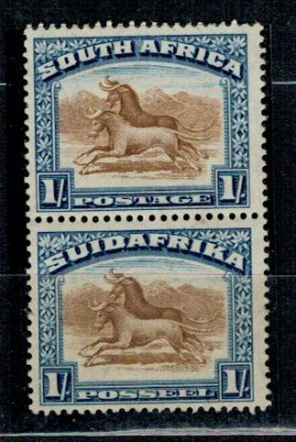 Africa de Sud 1927 - Mi 35A/36A pereche nestampilata foto