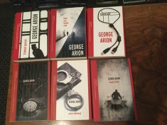 George Arion, set 13 carti noi, editura Crime Scene Press.. 15 lei/carte foto
