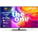 Televizor Philips AMBILIGHT tv QLED 43PUS9010, 108 cm, Smart TV, 4K Ultra HD, 100 Hz, Clasa F (Model 2025)