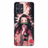 Husa compatibila cu Motorola Moto G54 Silicon Gel Tpu Model Demon Slayer Nezuko