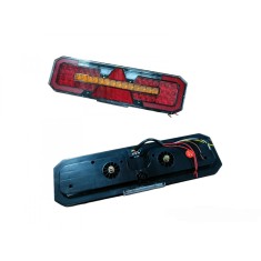 Lampa Stop 61 led-uri SMD cu semnalizare dinamica 12V-24V (464x128x35 mm)