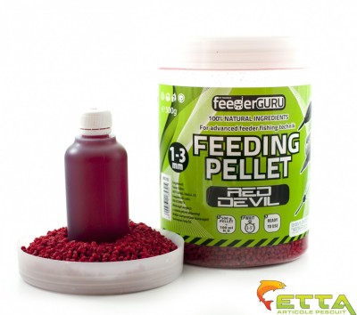Timar - Micro Pelete Feeding Pellet Red Devil (500g) + Aroma (100ml) foto