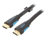 Cablu HDMI 2.0 2m Negru PVC 30AWG Mufă Duală