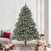 VidaXL Brad de Crăciun artificial cu 300 LED Verde 160 x 160 x 240 cm 3395257