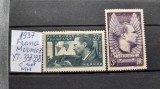 1937-Franta-YT337,338,-c.set-MH-YT=6,5E, Stampilat