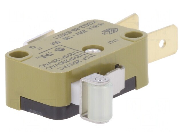 Micro&icirc;ntrerupător cu Manetă și Rulou 16A/250V