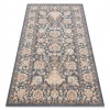 Covor L&acirc;nă JADE 45009/900 Cadru, flori clasic bej / albastru OSTA, 85x160 cm