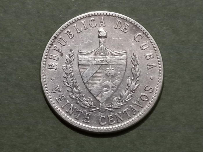 Cuba 20 centavos 1948