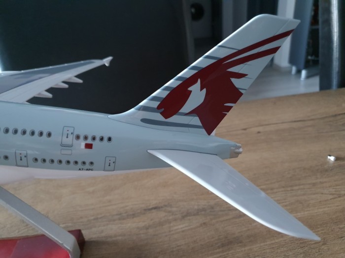 Macheta uriașă de avion Qatar Airways| Decoratie | Perfect pt Cadou
