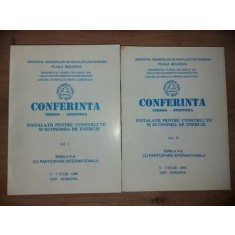 Conferinta tehnico-stiintifica: Instalatii pentru constructii si economia de energie 1, 2 (ed. V)