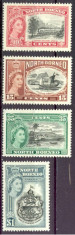 Colonii, Borneo, 1956, corabii, heraldica, MNH foto