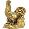 Cocos feng shui pe munte de aur, remediu pentru castiguri si inlaturare energii negative, statueta auriu, 9,5cm