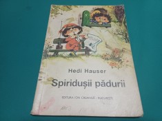 SPIRIDUȘII PĂDURII *HEIDI HAUSER / ILUSTRAȚII COCA CREȚOIU-ȘEINESCU / 1975 * 4