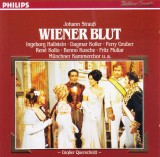 CD Opereta: Joahann Strauss fiul - Wiener Blut - Sange vienez ( original Philips - vezi descriere )