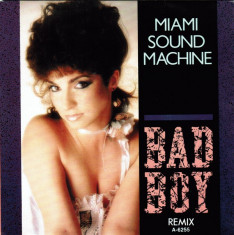 Miami Sound Machine - Bad Boy (Remix 1985, Epic) Disc vinil single 7&amp;quot; foto