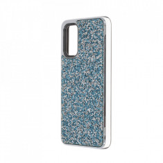 Husa pentru Samsung Galaxy S20 - Husa Luxury Glitter Diamond Turcoaz foto