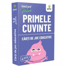 Carti de joc educative. Primele cuvinte