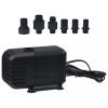 Pompă Acvariu Submersibilă 2500 L/h, 40W, IPX8, Negru, cu 6 Duze - Circulare și Ventilare Apă