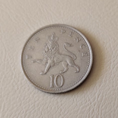 UK / Marea Britanie - 10 pence (1992) Queen Elizabeth II - monedă s086