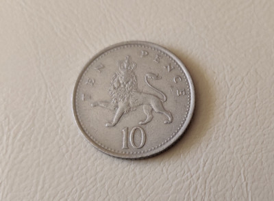 UK / Marea Britanie - 10 pence (1992) Queen Elizabeth II - monedă s086 foto