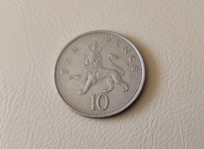 UK / Marea Britanie - 10 pence (1992) Queen Elizabeth II - monedă s086