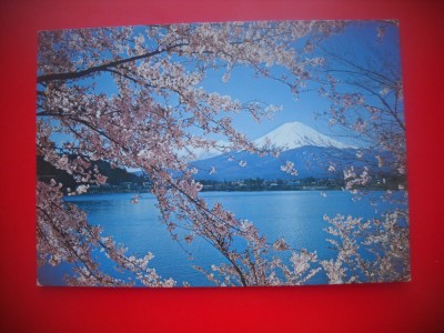 HOPCT 5268 LACUL KAWAGUCHI PRIMAVARA -FUJI -JAPONIA -ASIA-NECIRCULATA foto