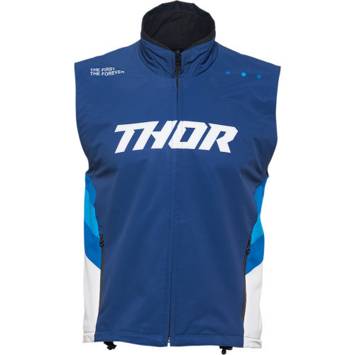 Vesta atv/cross Thor Warmup, culoare albastru/alb, marime M Cod Produs: MX_NEW 28300602PE