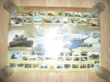 Afis cu Echipament Militar al Armatei Britanice ,dim.= 70x50cm