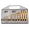 Trusa burghie titan, cutie din platic, 1 - 10 mm, 19 piese