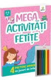 Mega activitati pentru fetite. 4 postere uriase