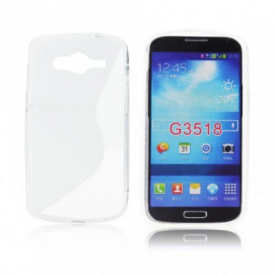 Husa Silicon S-Line Sam Galaxy Core 4G G3518 Transparent foto