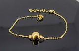 Cumpara ieftin Bratara Argint 925 Placata cu Aur Golden Sphere , Design Minimalist E i Modern