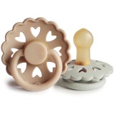 FRIGG Round Latex The Emperors New Clothes/Clumsy Hans suzetă Size 1 2 buc