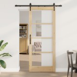 Ușa glisantă vidaXL cu set de hardware &#039;ORKDAL&#039;86x211 cm