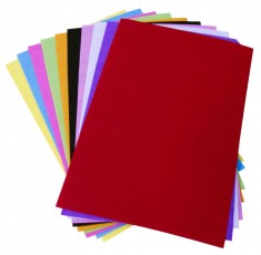 Set 10 coli diverse culori pentru activitati crafts,fetru,A4,1mm