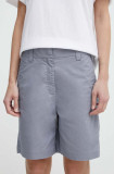 Marc O&#039;Polo pantaloni scurti femei, neted, high waist, 403024715005