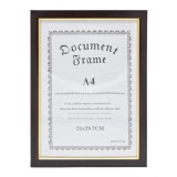 Rama foto 129, dreptunghiulara, 23.5 x 32.5 x 1 cm, tip A4, maro, plastic