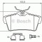 Set placute frana,frana disc FIAT SCUDO platou / sasiu (272, 270) (2007 - 2016) BOSCH 0 986 494 192