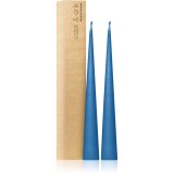Ester &amp; erik cone candles moon blue (no. 37) lumanare 2x37 cm