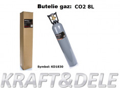 Butelie 8 litri, pentru Ar+CO2 KraftDele KD1831 foto