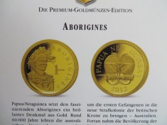 Moneda aur 585 (14 karate), Aborigen 0,5 grame foto