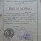 Bilet de vaccinare , 1908