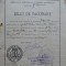 Bilet de vaccinare, 1908