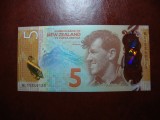 Noua Zeelandă 5 Dolari 2015 Polimer UNC Bancnotă - Oceania